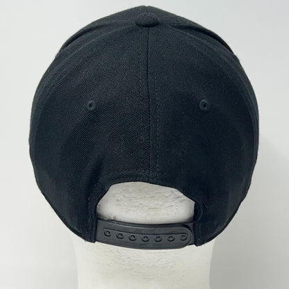 New Level Golf Hat Baseball Cap Snapback Golfer Golfing Black Wool Blend 6 Panel