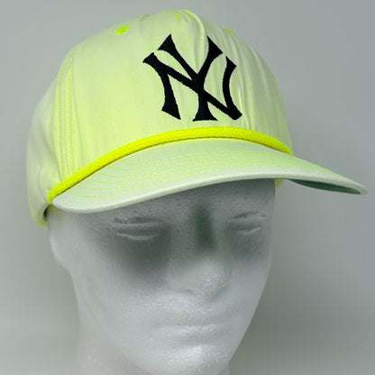 New York NY Yankees Hat Baseball Cap MLB American Needle Snapback Neon Yellow
