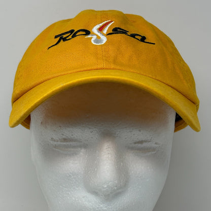 TaylorMade Rossa Putters Dad Hat Cap Golfer Golfing Yellow Strapback 6 Panel