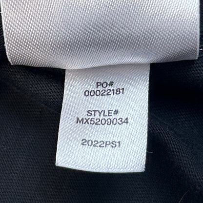 Vince Pima Cotton T Shirt Black Crew Neck Short Sleeve MX5209034 Mens L Large