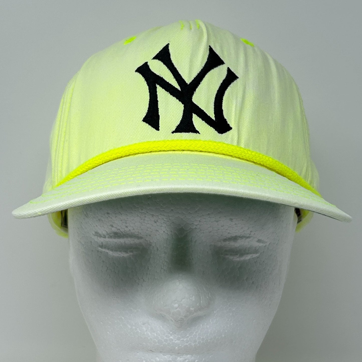 New York NY Yankees Hat Baseball Cap MLB American Needle Snapback Neon Yellow