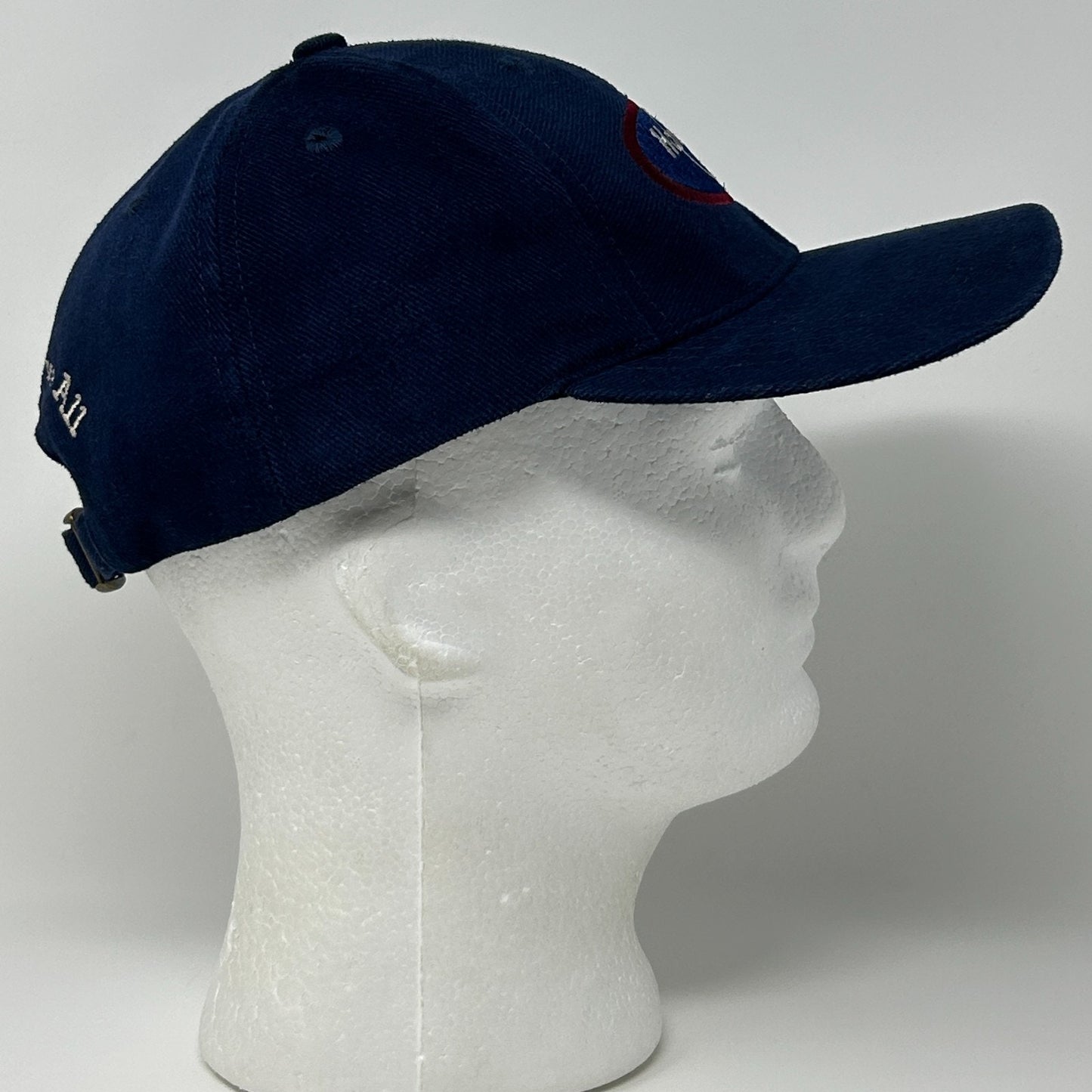 Vintage 90s Hard Rock Cafe Las Vegas Hat Baseball Cap 6 Panel Strapback Blue