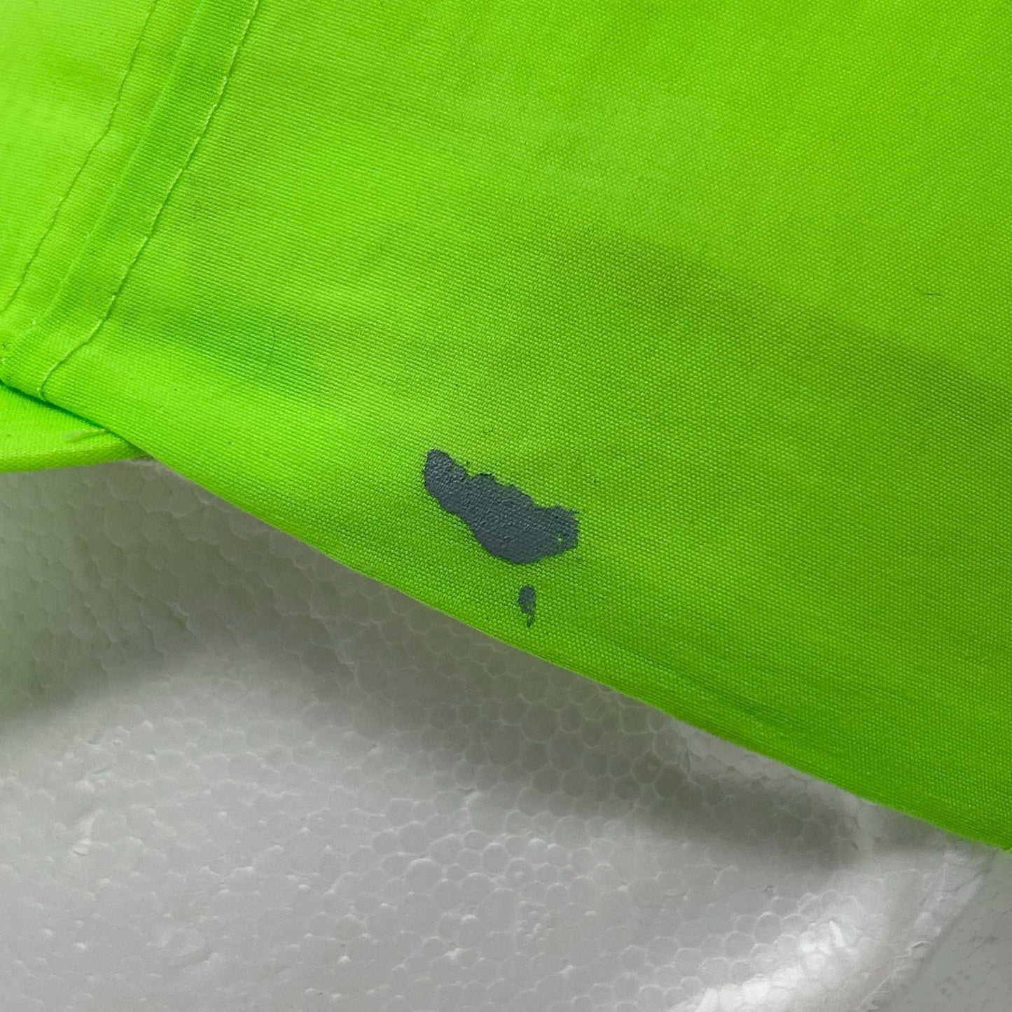 Vintage 90s Newport Cigarettes Hat Baseball Cap Nylon Snapback Neon Green