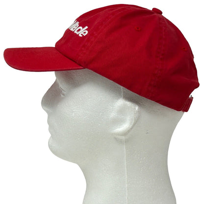 TaylorMade Dad Hat Red Golf Golfer Golfing Six Panel Strapback Baseball Cap