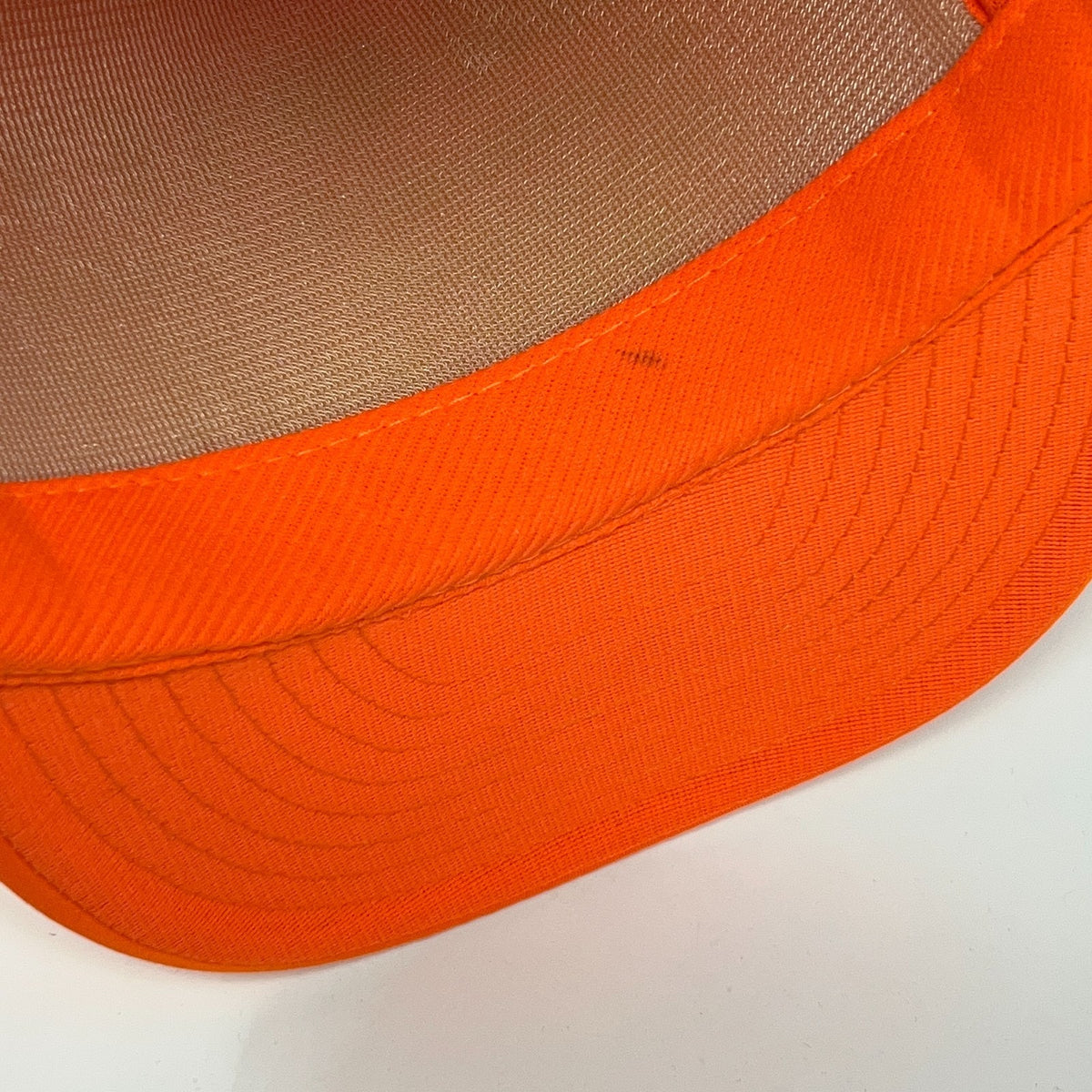 Vintage 90s Brawley Hardware and Lumber Trucker Hat Cap Orange Snapback Missouri