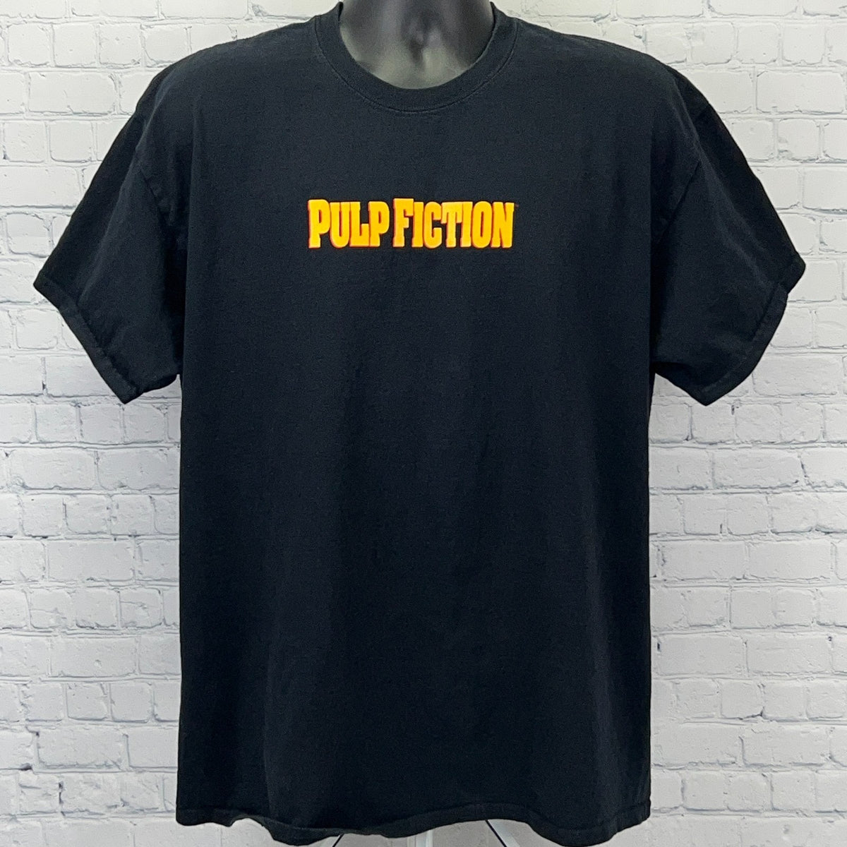 Pulp Fiction T Shirt XL X-Large Black Miramax Movie Film Graphic Tarantino Tee