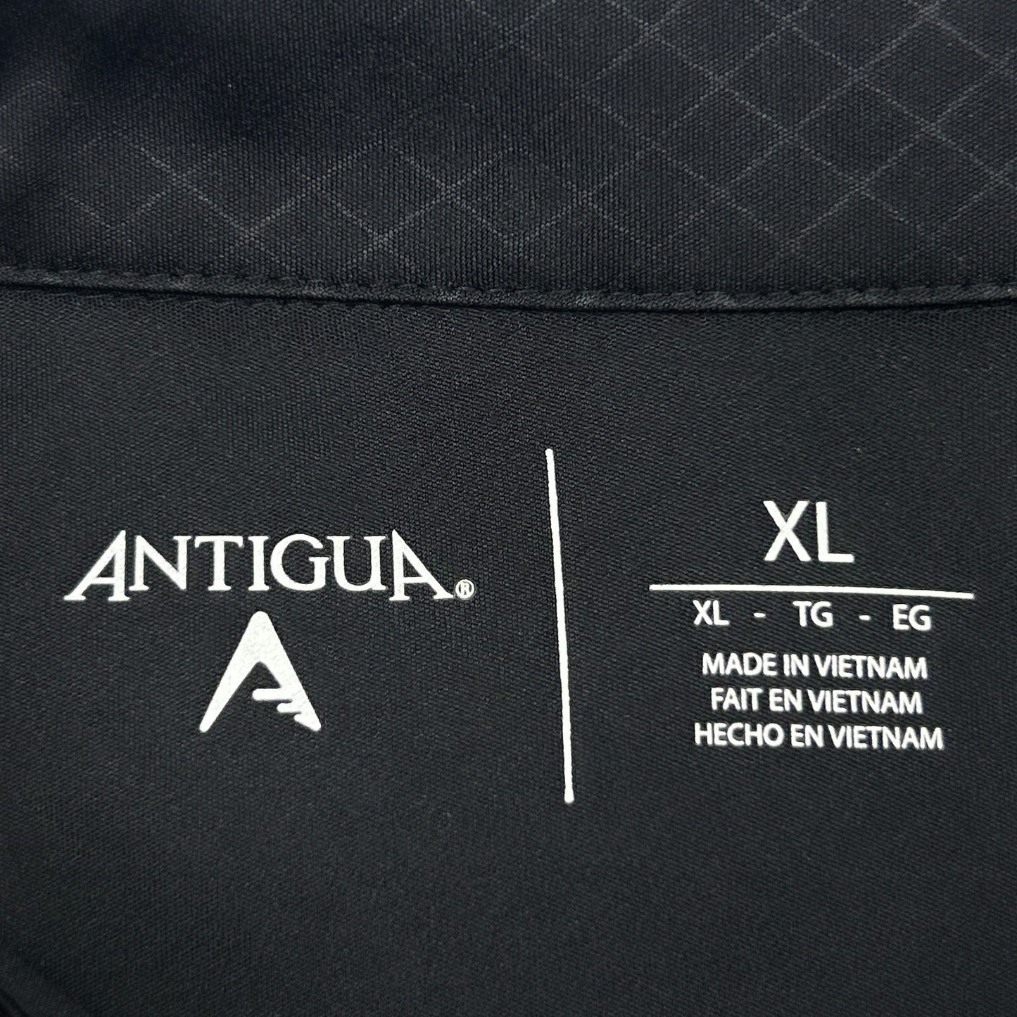 Las Vegas Aces Polo Shirt Antigua WNBA Basketball Golfer Black Mens XL X-Large