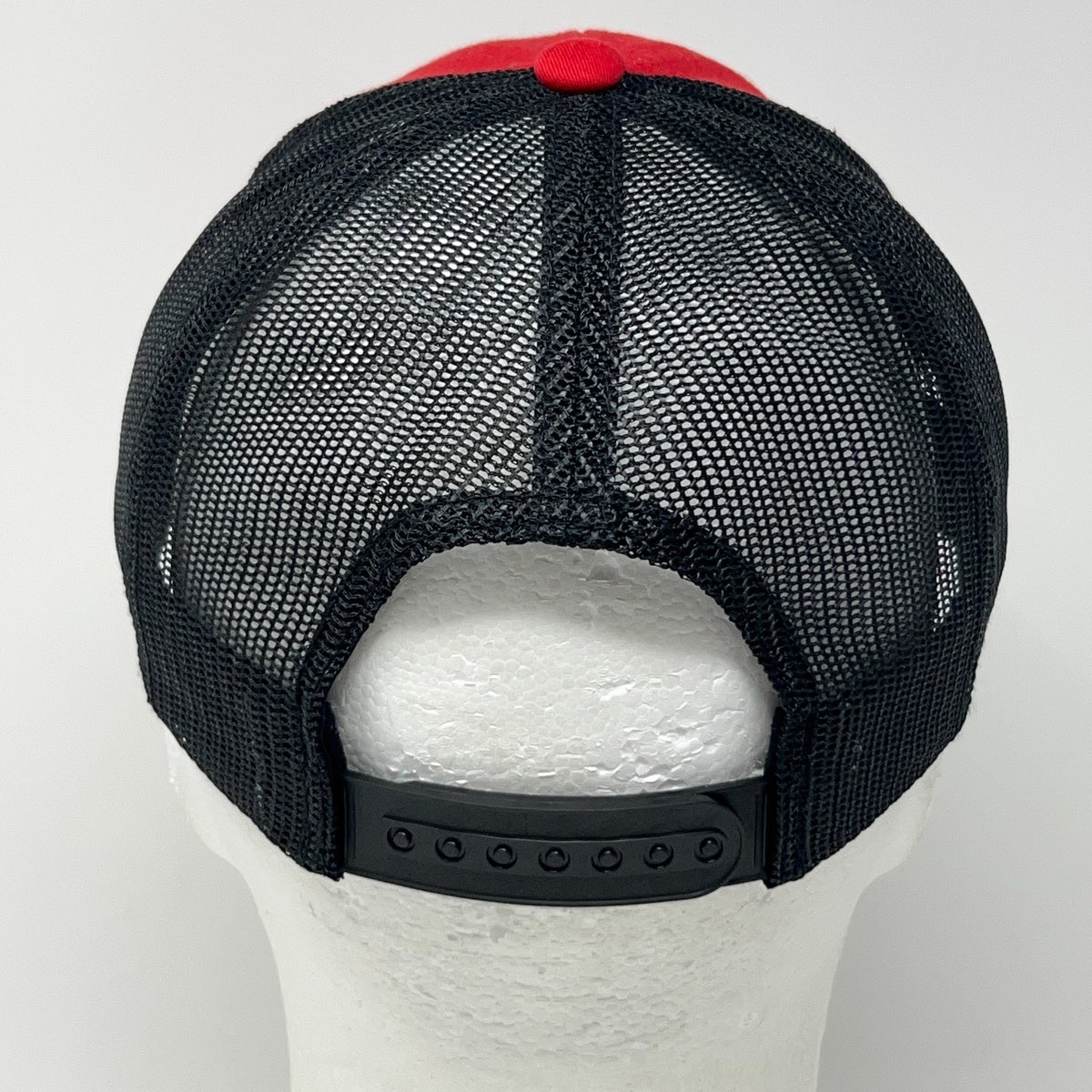 TravisMathew Trucker Hat Snapback Red Black Mesh Golf Baseball Cap Adjustable