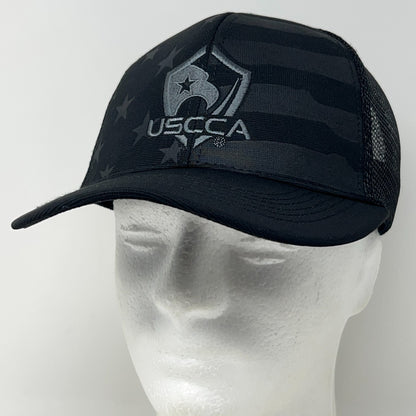 USCCA Trucker Hat Baseball Cap Concealed Carry Guns Firearms Mesh Snapback Black