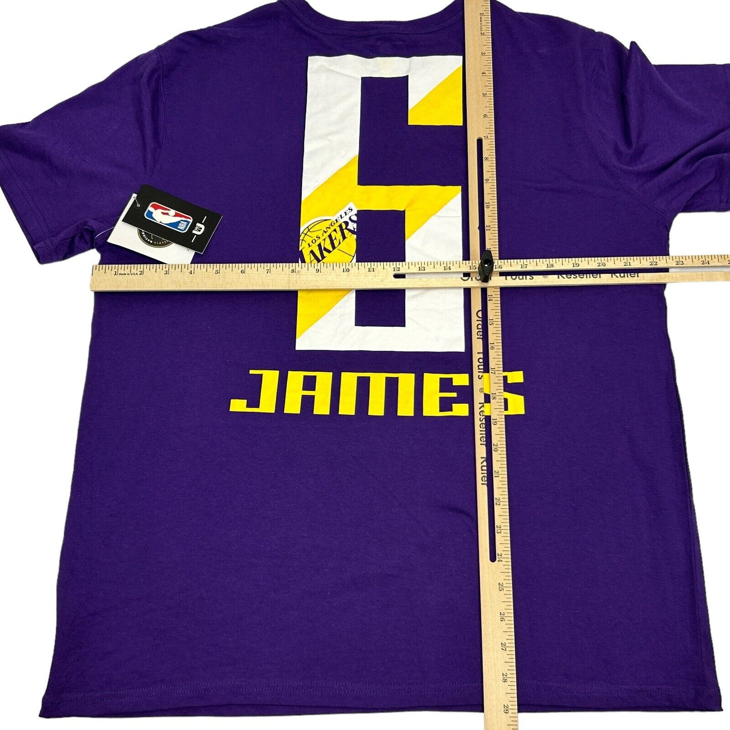 Camiseta de LeBron James de Los Angeles Lakers, talla XL, talla XL, camiseta NBA LA King para hombre, color morado