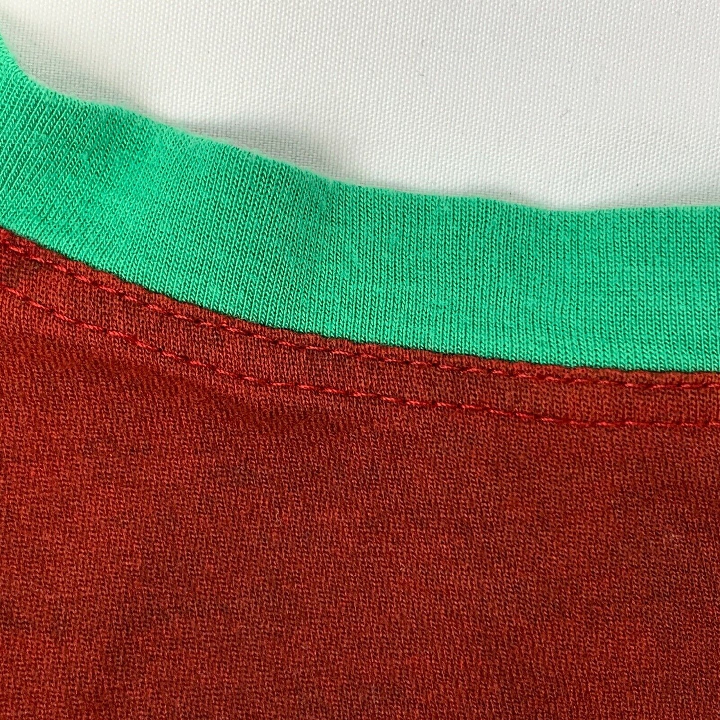 Fendi Womens Tank Top Shirt Red Green Scoop Neck Rayon Silk Italy Size 40 US S 4