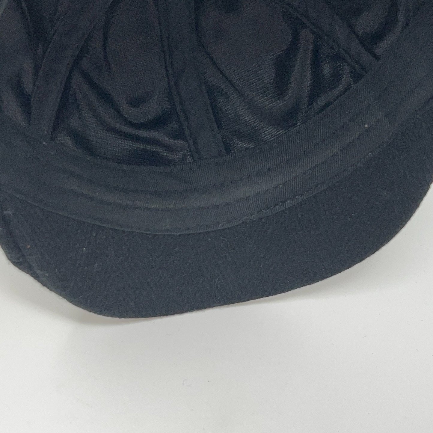 Wool Blend Herringbone Flat Cap Hat Ivy Newsboy Cabbie Driving Scally Black S-M