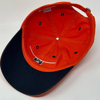 Auburn University AU Tigers Dad Hat Baseball Cap The Game 3 Bar Strapback Orange - Neon Vintage