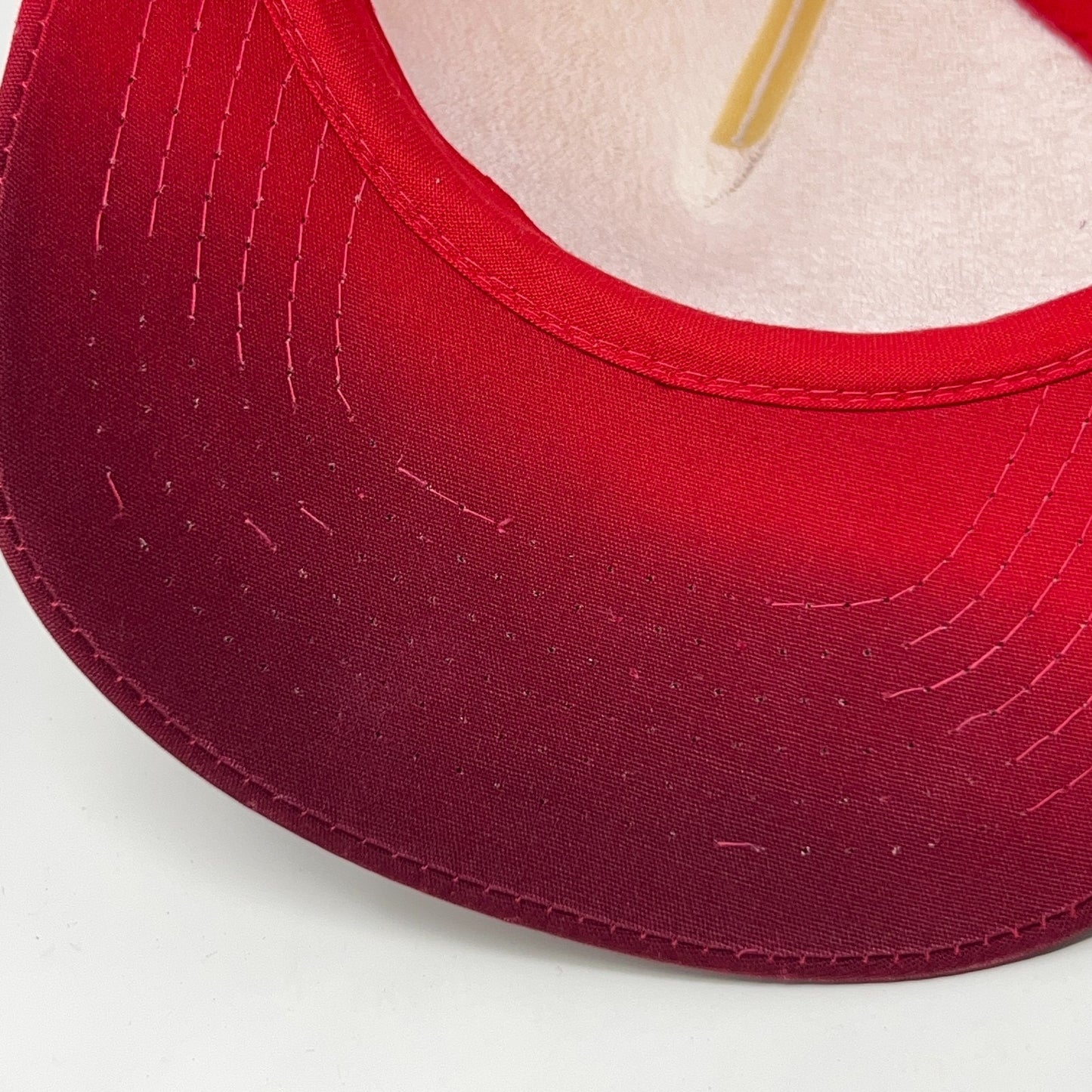 Vintage 80s Monarch Feed Mills Trucker Hat Baseball Cap Farmer Mesh Snapback Red