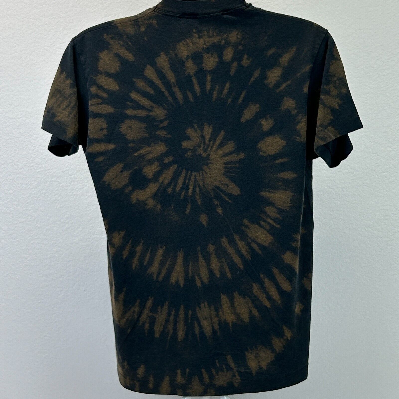 Vintage Hard Rock Cafe Washington DC T Shirt Mens Large Tie Dye 90s Tee Black - Neon Vintage