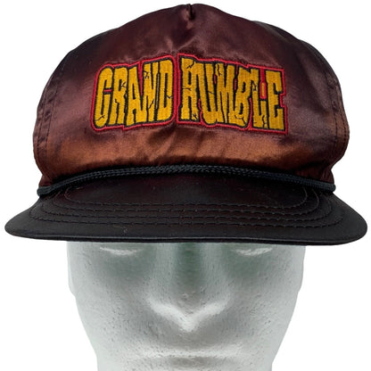 De La Hoya Paez Boxing Vintage Baseball Hat Cap 90s 1994 Grand Rumble MGM Brown