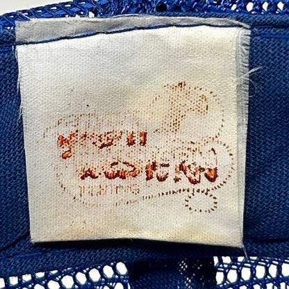 Vintage Top Gun Movie Trucker Hat Cap Blue 80s USN Film Foam Front Mesh Snapback