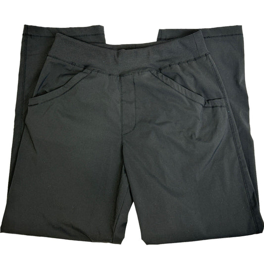 REI Pantalones Sariska para hombre, de talla mediana, para yoga, entrenamiento, con bolsillos y cordón, color negro 844523