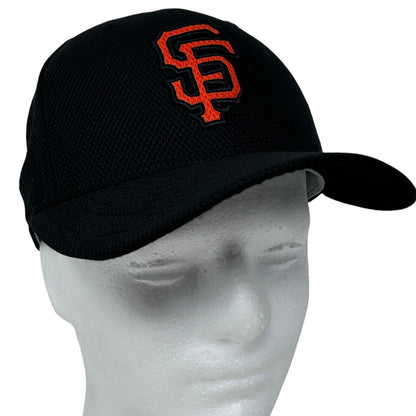 San Francisco Giants Baseball Hat Cap Fitted 7 New Era Batting Practice BP Black