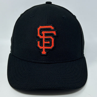 San Francisco Giants Baseball Hat Cap Fitted 7 New Era Batting Practice BP Black