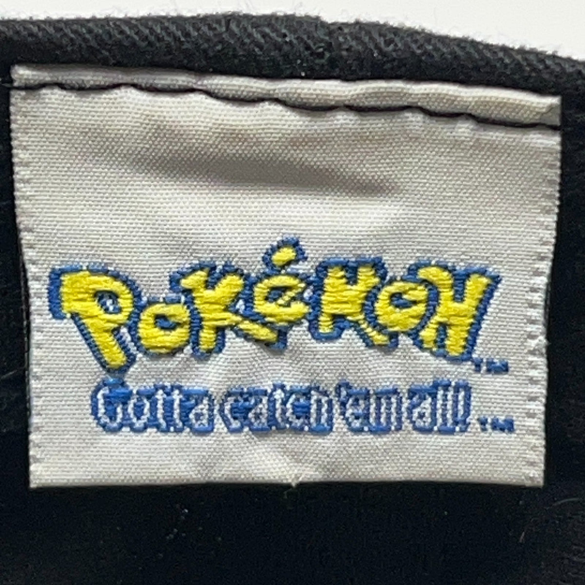 Vintage Pokemon Gengar Pikachu Nintendo Black Strapback Baseball Hat Cap Anime