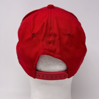 Vintage 80s Townsend Supply Inc Hat Baseball Cap Oxford Arkansas Snapback Red