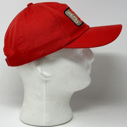 JG Goldmans Custom Poles Dad Hat Baseball Cap Fishing Colorado Strapback Orange