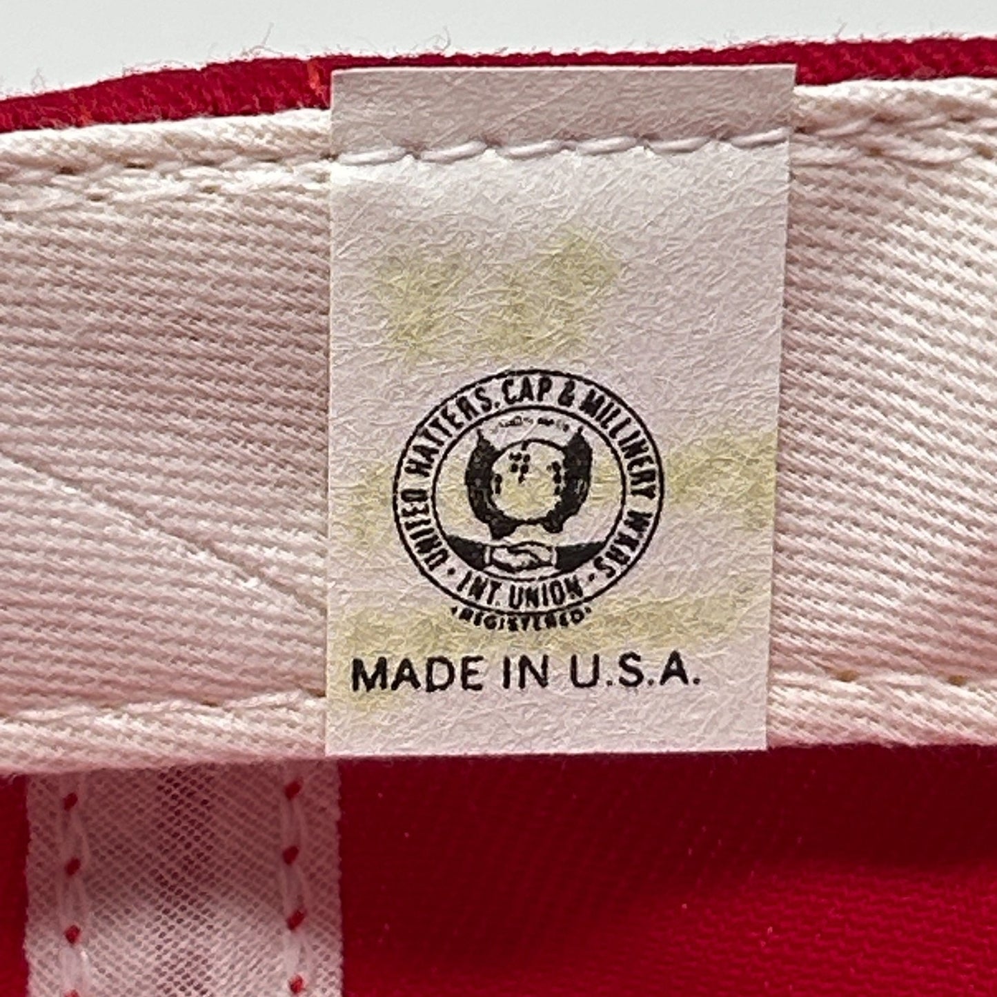 Vintage Missouri The Show Me State Hat Cap Red 80s Snapback 5 Panel Made In USA