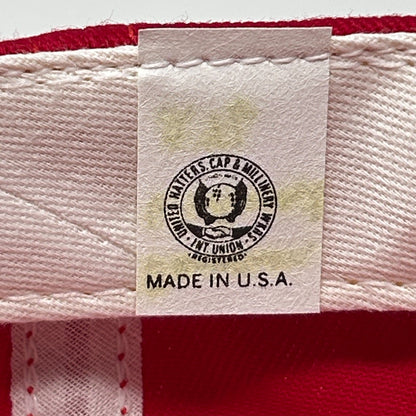 Vintage Missouri The Show Me State Hat Cap Red 80s Snapback 5 Panel Made In USA