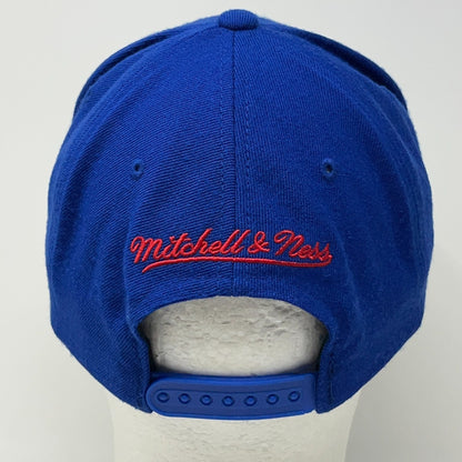 Sacramento Kings Hat Baseball Cap Mitchell & Ness NBA Wool 6 Panel Snapback Blue