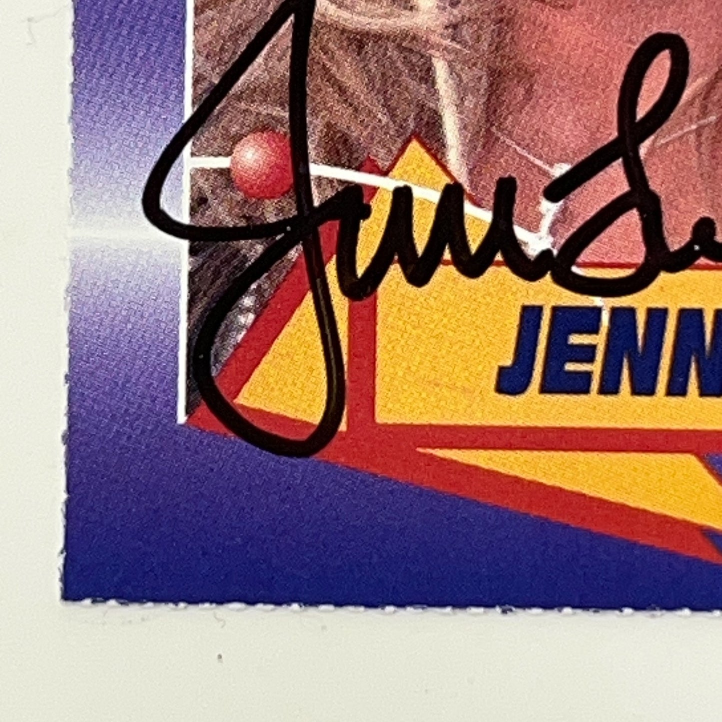 Vintage 2003 Jennie Finch Autographed Rookie Review Signed USA Softball Card 72