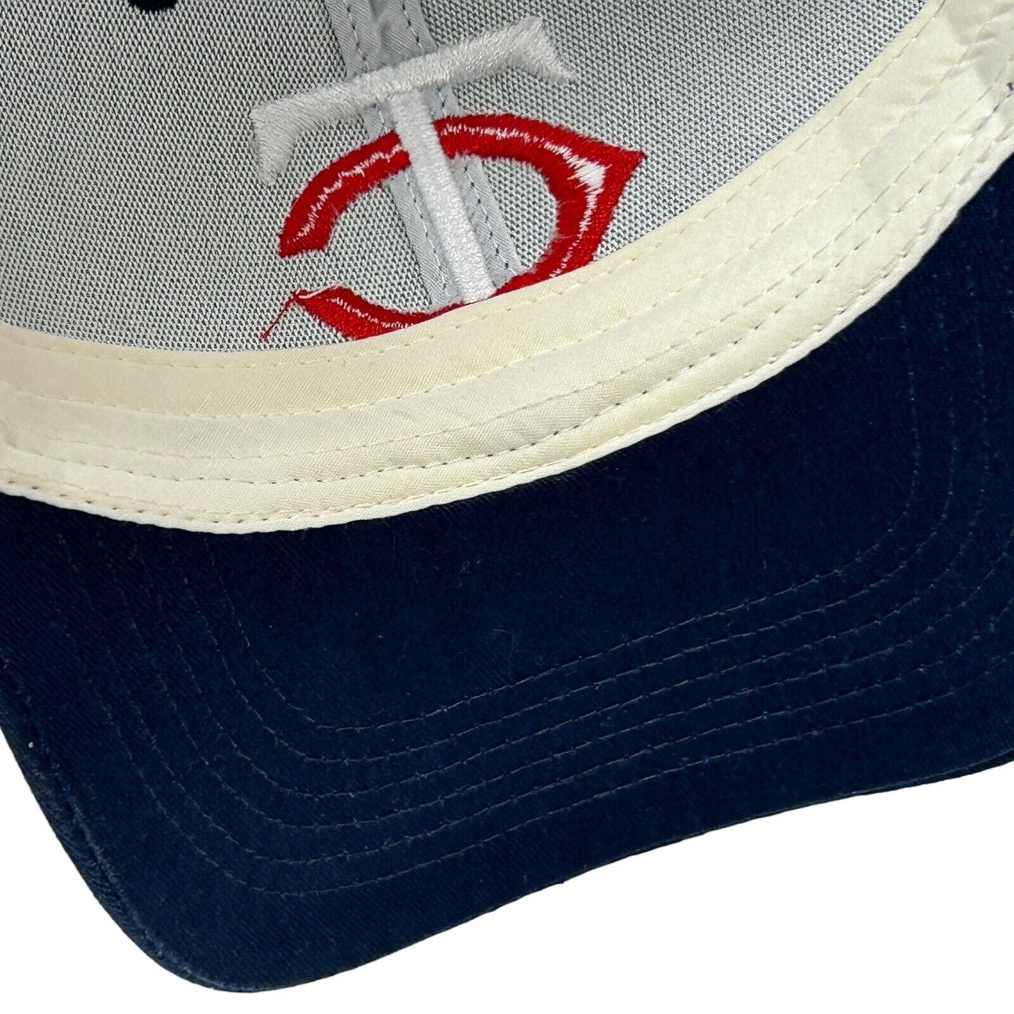 Minnesota Twins Trucker Hat Baseball Cap Snapback Blue Mesh MLB Six Panel