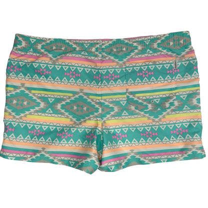 Bañador Chubbies En Fuegos de 4" para hombre, talla grande, estilo azteca del suroeste, color verde