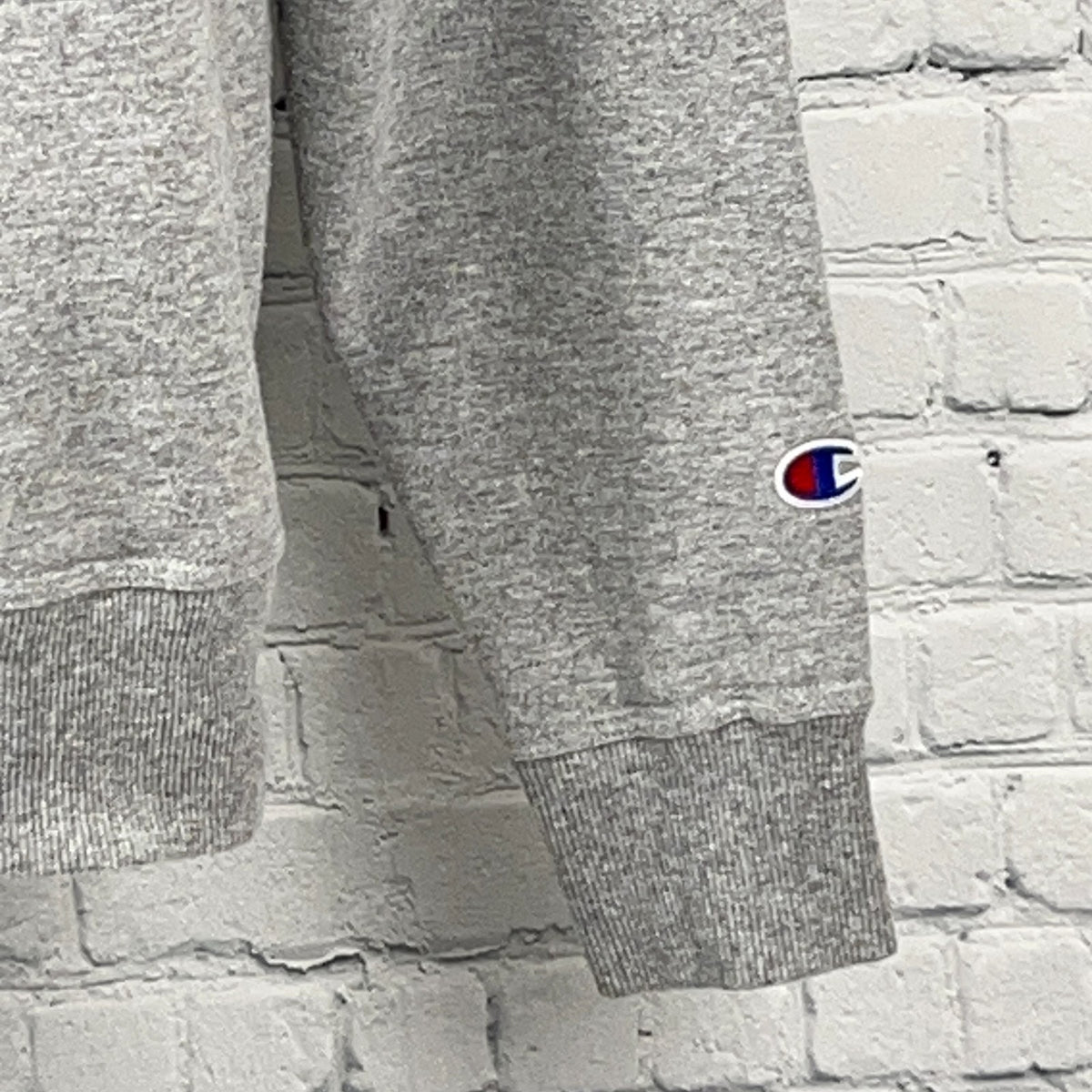 Champion Powerblend Floral Logo Crewneck Sweatshirt S Small Gray Purple Flowers
