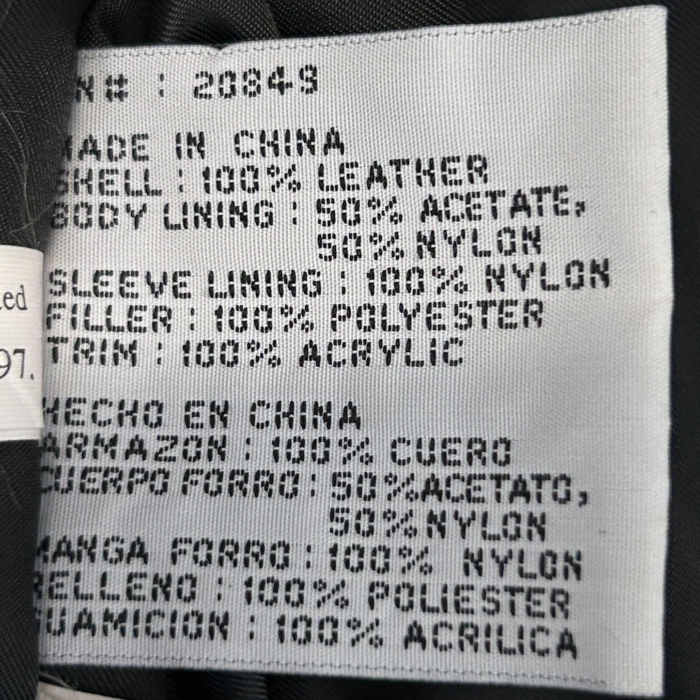 Vintage 90s Looney Tunes Leather Bomber Jacket 1997 Warner Bros Black L Large