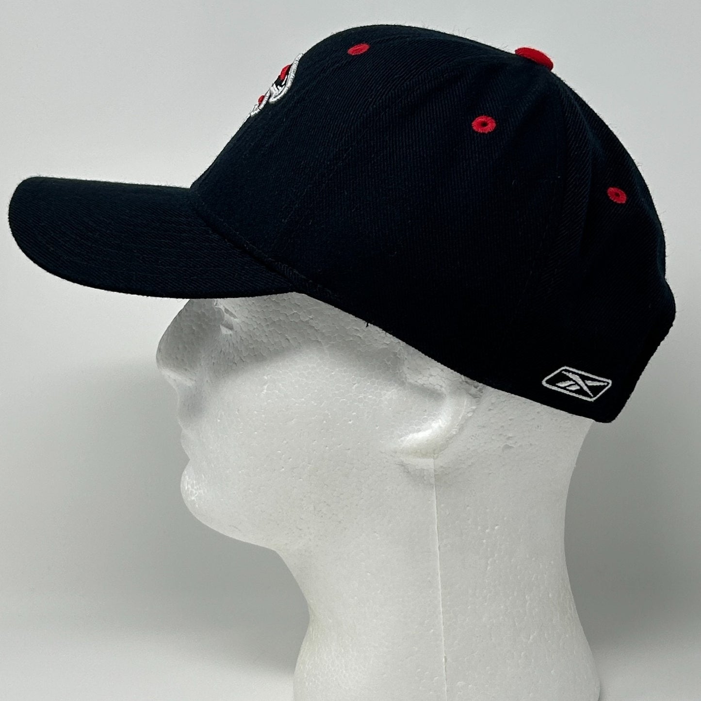 Atlanta Falcons Hat Cap Football NFL Reebok Strapback 6 Panel Wool Blend Black