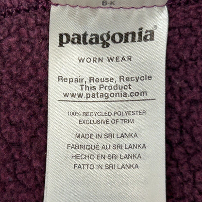 Patagonia Womens Better Sweater Fleece Jacket 1/4 Zip Pullover Red 25618 Medium