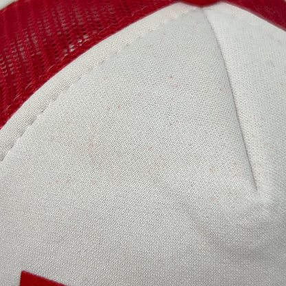 Vintage 80s Frionor Seafood Trucker Hat Baseball Cap Fish Mesh Snapback Red