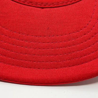 Vintage 80s Stevenson Trucking Trucker Hat Baseball Cap Vandalia MO Snapback Red