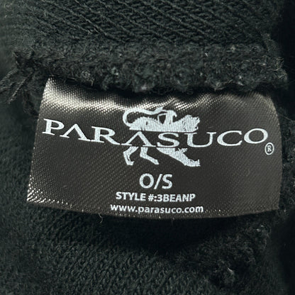 Parasuco Jeans Beanie Winter Hat Toque Streetwear Flip Cuffed Black