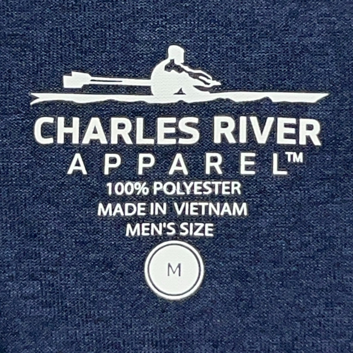 Culver's Embroidered Polo Shirt Mens M Medium Charles River Apparel Heather Navy