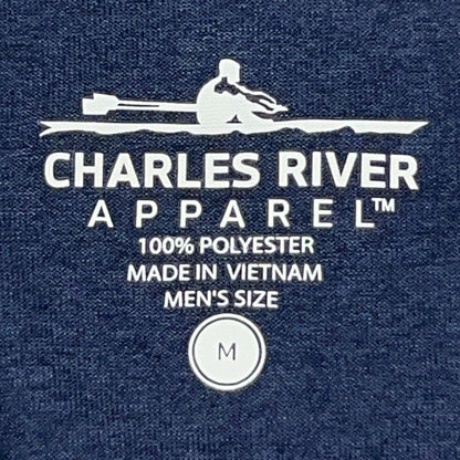 Culver's Embroidered Polo Shirt Mens M Medium Charles River Apparel Heather Navy
