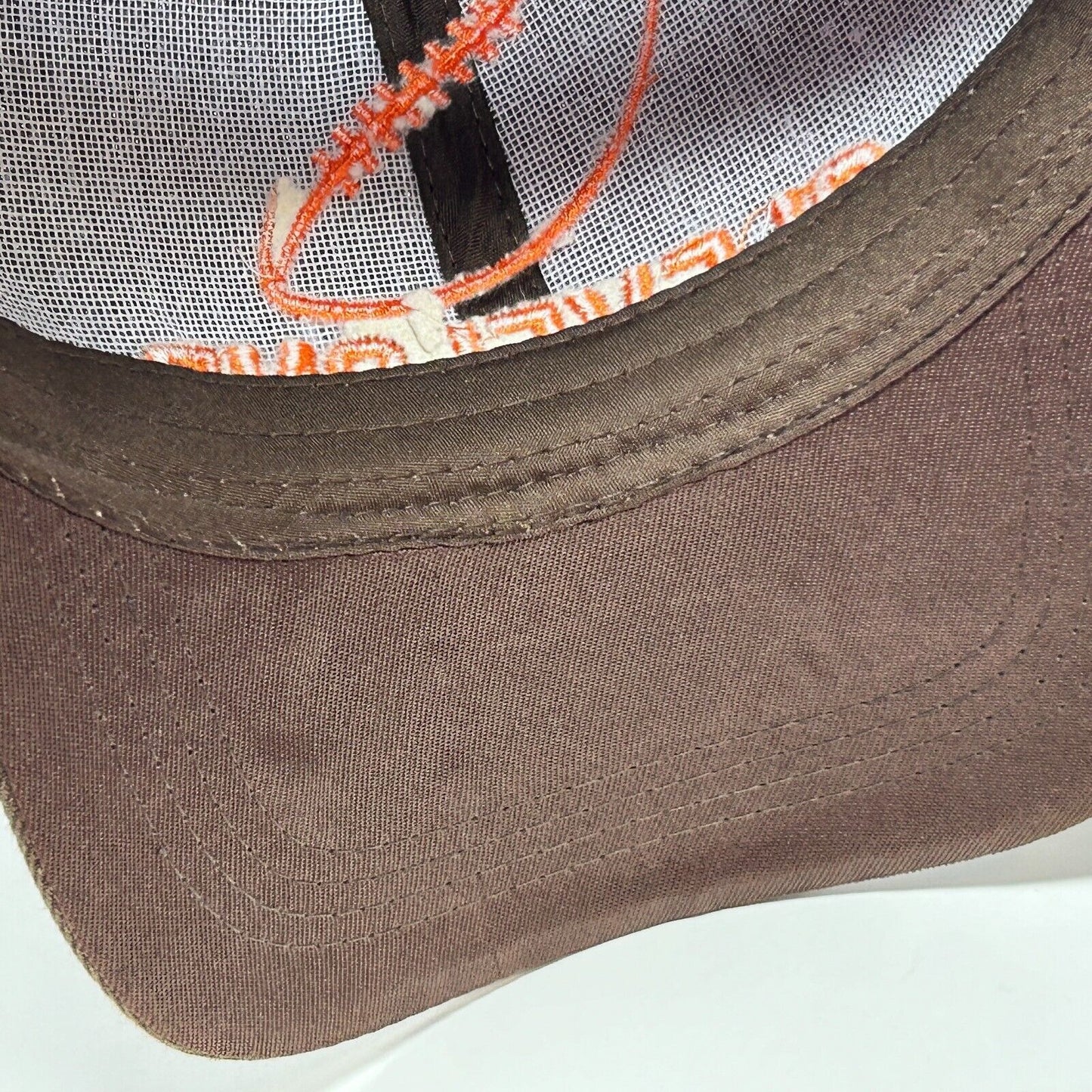 Gorra de béisbol de los Cleveland Browns, gorra con correa trasera, color marrón, fútbol americano de la NFL, de seis paneles