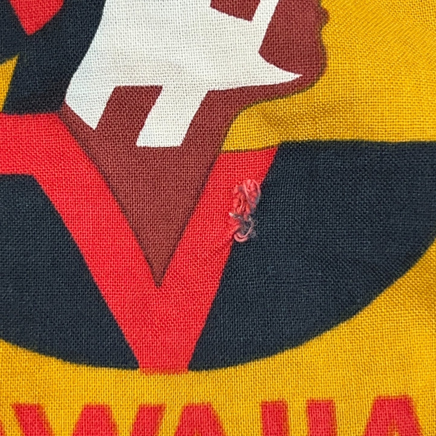 Vintage 70s Primo Hawaiian Beer Button Front Camp Shirt Brewery Yellow L Large