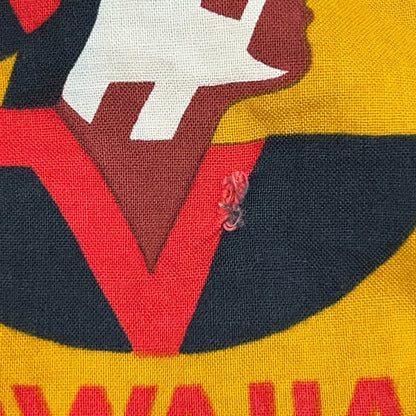 Vintage 70s Primo Hawaiian Beer Button Front Camp Shirt Brewery Yellow L Large