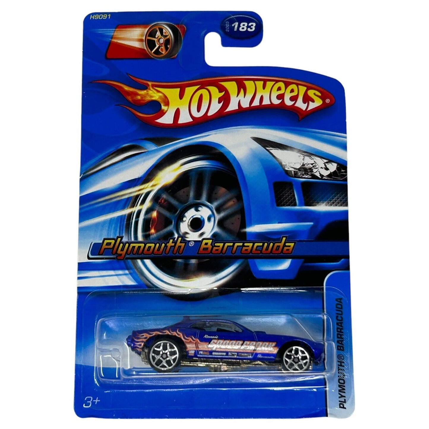 Plymouth Barracuda Hot Wheels Collectible Diecast Funny Car 2005 Blue New