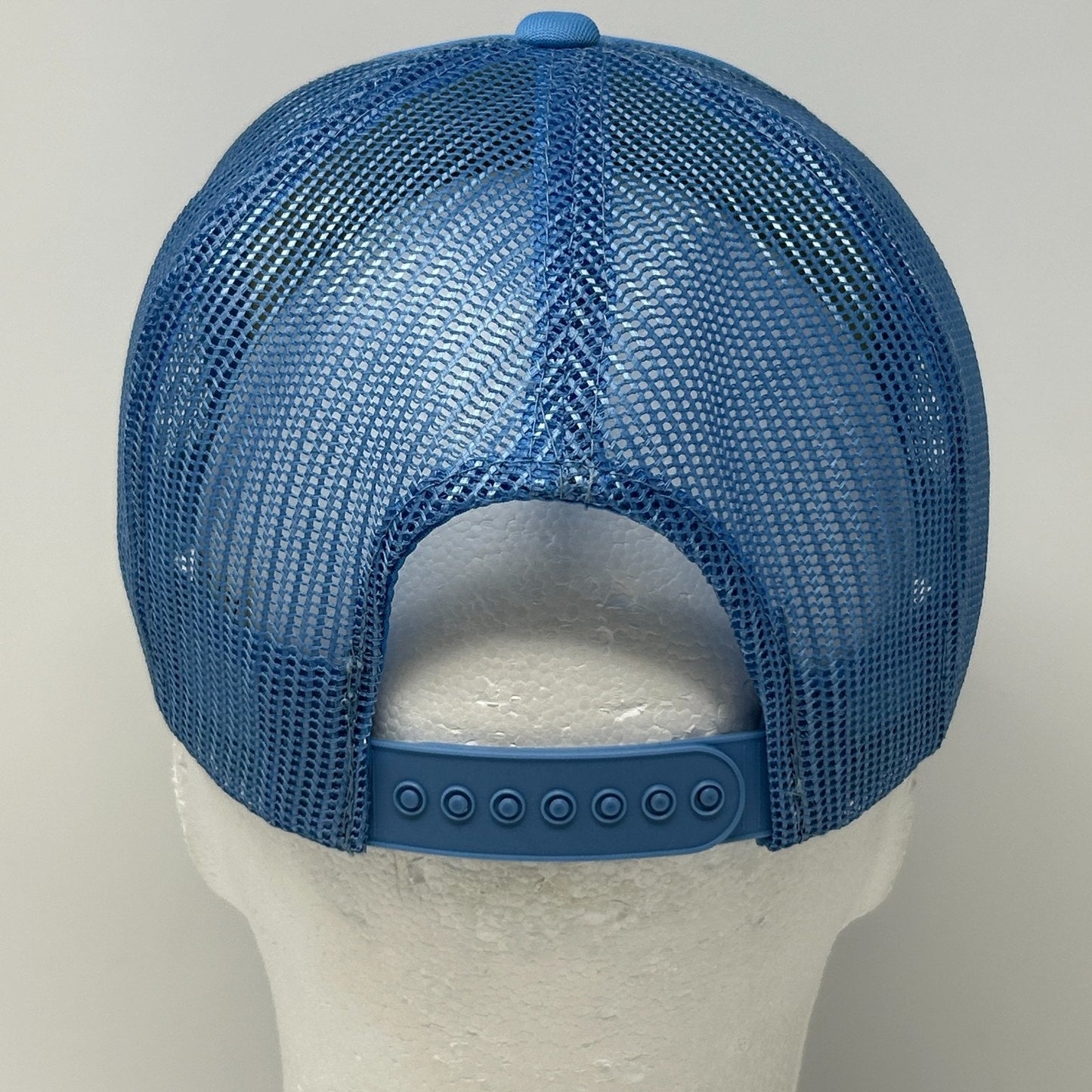 Vintage 80s Winnipeg Canada Trucker Hat Baseball Cap Canadian Blue Mesh Snapback