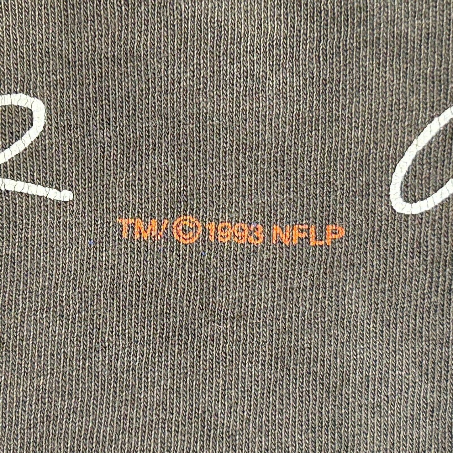 Distressed Denver Broncos Vintage 90s Hoodie T Shirt NFL Football Hooded USA XL