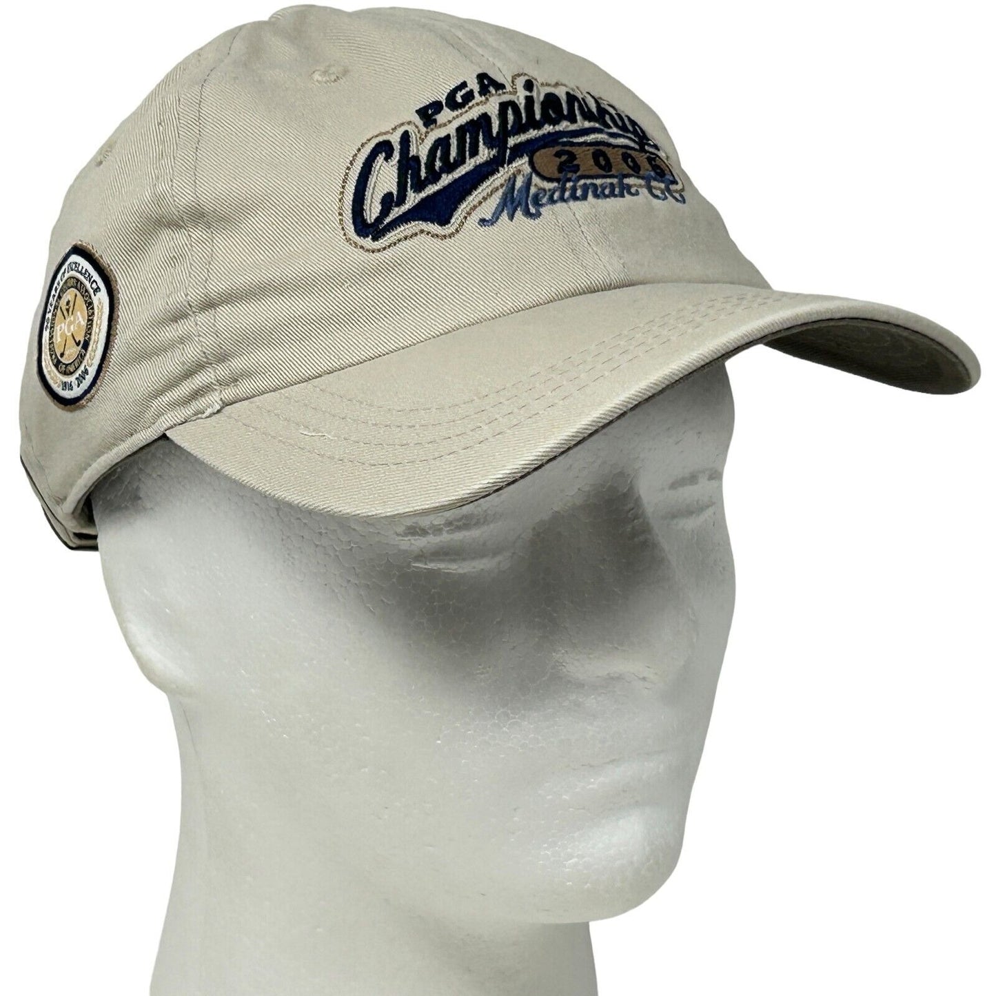 PGA Championship 2006 Dad Hat Baseball Cap Medinah Country Club Golfing Beige