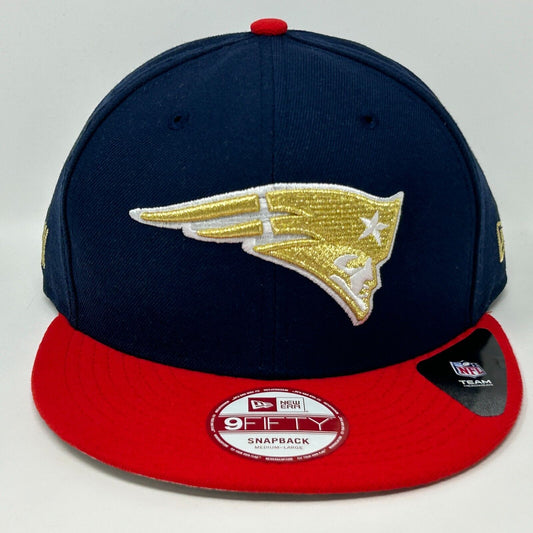 Vintage New England Patriots 3x Champions Hat Baseball Cap Y2Ks Blue New Era NFL - Neon Vintage